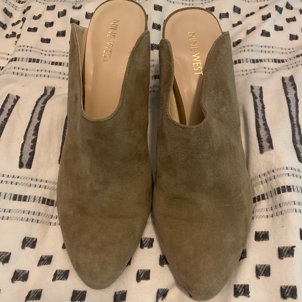Nine West mules!